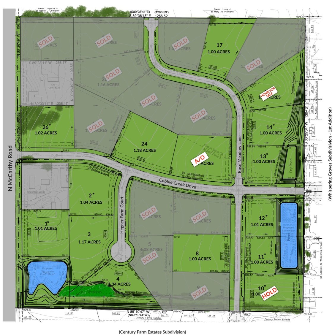 Auburn Estates Subdivision Town of Grand Chute, WI